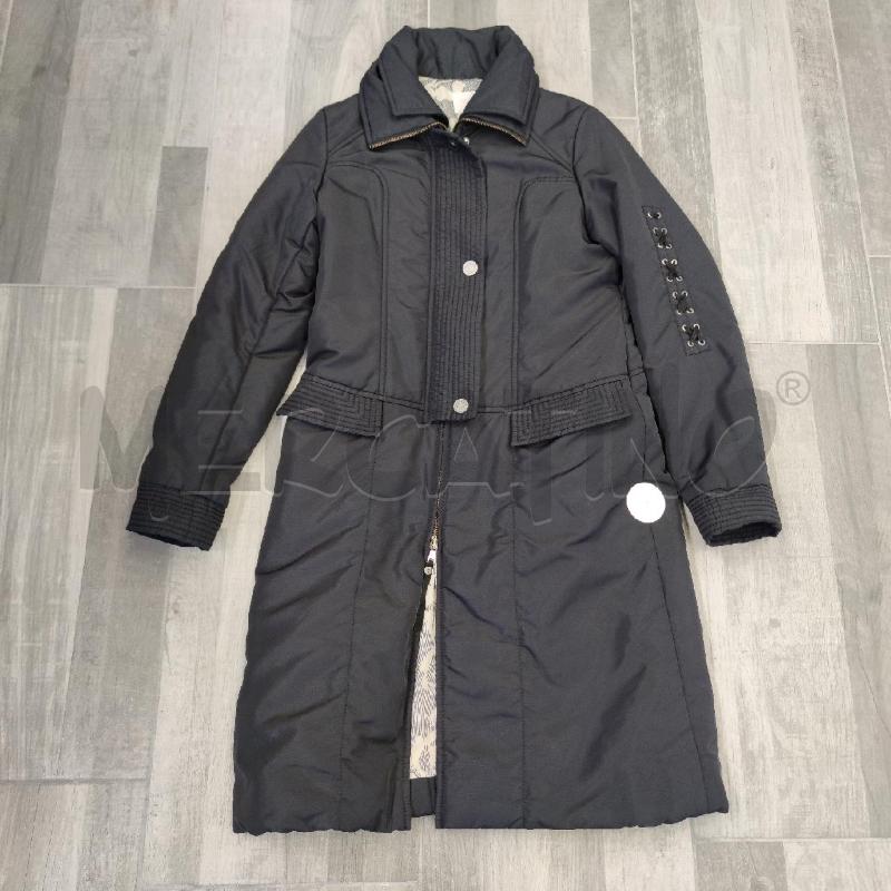 GIUBBOTTO DONNA VALENTINO NERO MIDI INCROCI MANICHE | Mercatino dell'Usato Settimo torinese 1