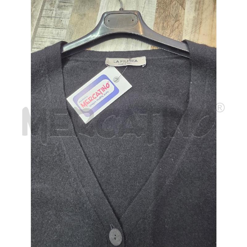 GOLFINO DONNA LA FILERIA NERO LANA TASCHINE | Mercatino dell'Usato Settimo torinese 2