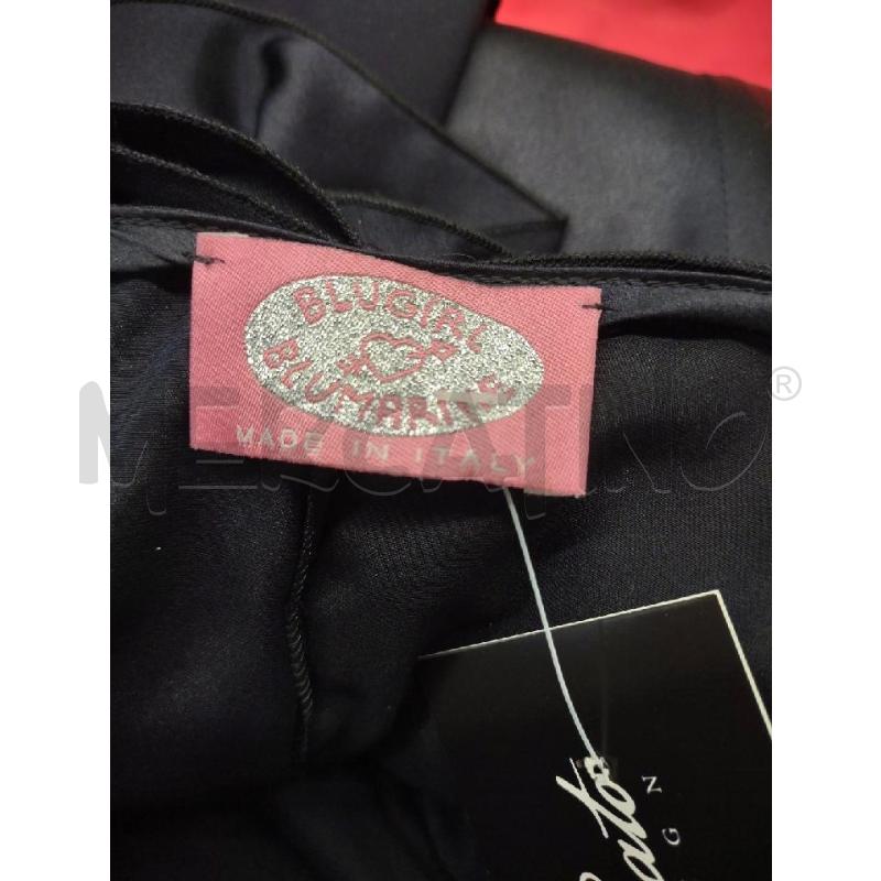 GONNA BLUGIRL BLUMARINE SETA BLU NOTTE FIOCCO RETRO | Mercatino dell'Usato Settimo torinese 3