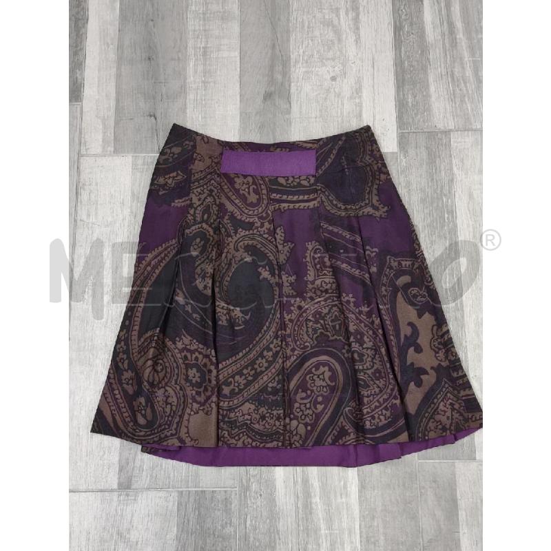 GONNA CARACTERE VISCOSA VIOLA PAISLEY TORTORA | Mercatino dell'Usato Settimo torinese 1