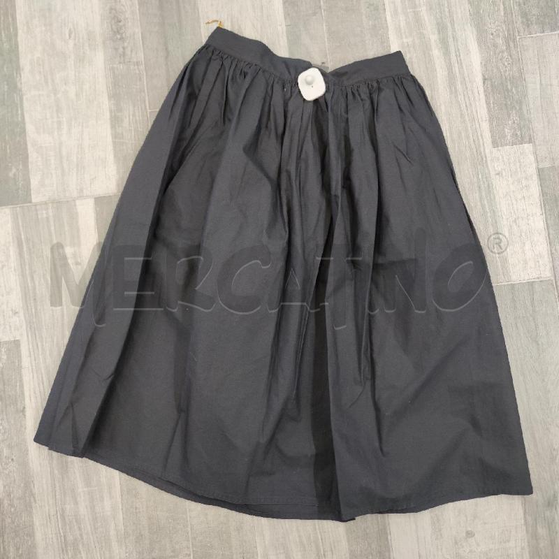 GONNA GUCCI VINTAGE ANNI 60/70 BLU NOTTE COTONE  | Mercatino dell'Usato Settimo torinese 2