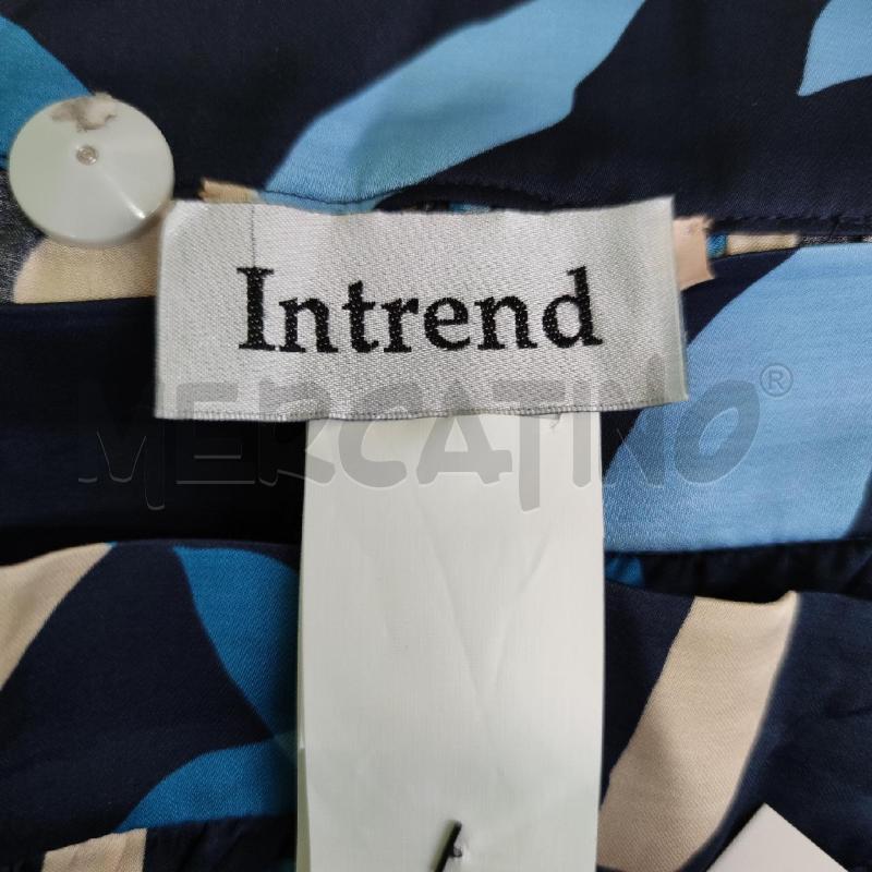 GONNA INTREND A PORTAFOGLIO BLU FOGLIE AZZURE BEIGE | Mercatino dell'Usato Settimo torinese 3