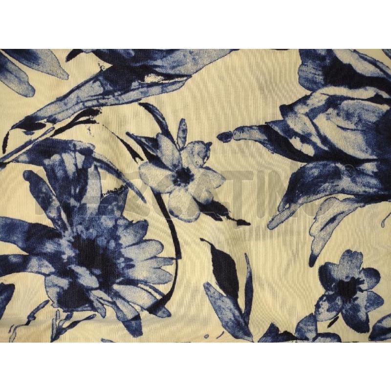 GONNA INTREND BIANCA FIORI BLU | Mercatino dell'Usato Settimo torinese 3