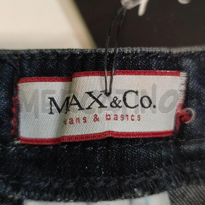 GONNA JEANS MAX&CO SCURO PROFILI NERI MICRORETE | Mercatino dell'Usato Settimo torinese 3