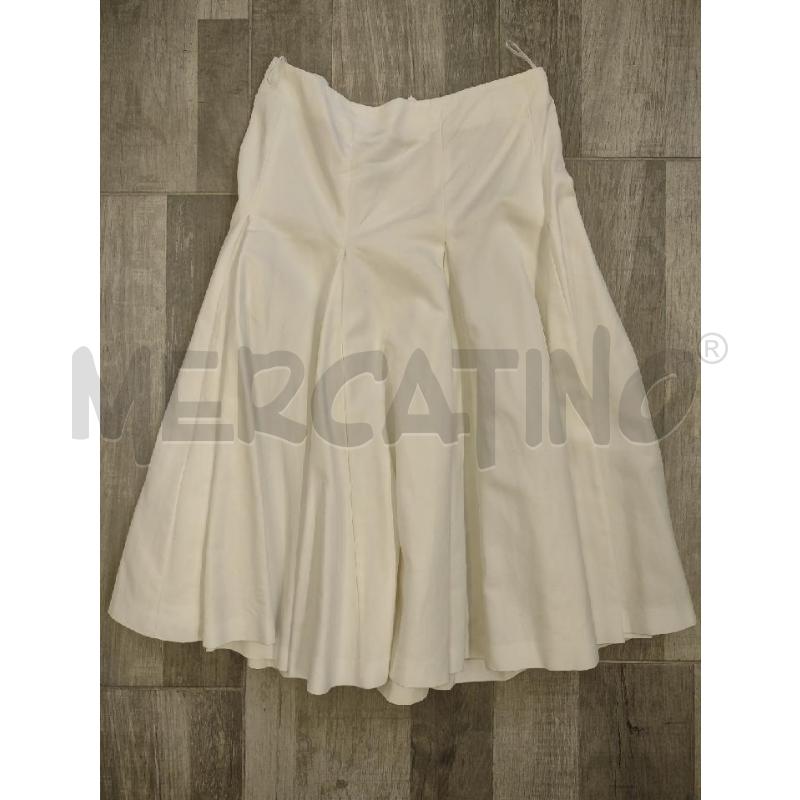 GONNA MAXMARA MIDI AMPIA BIANCA | Mercatino dell'Usato Settimo torinese 1