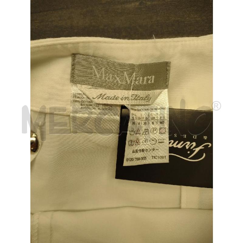 GONNA MAXMARA MIDI AMPIA BIANCA | Mercatino dell'Usato Settimo torinese 3