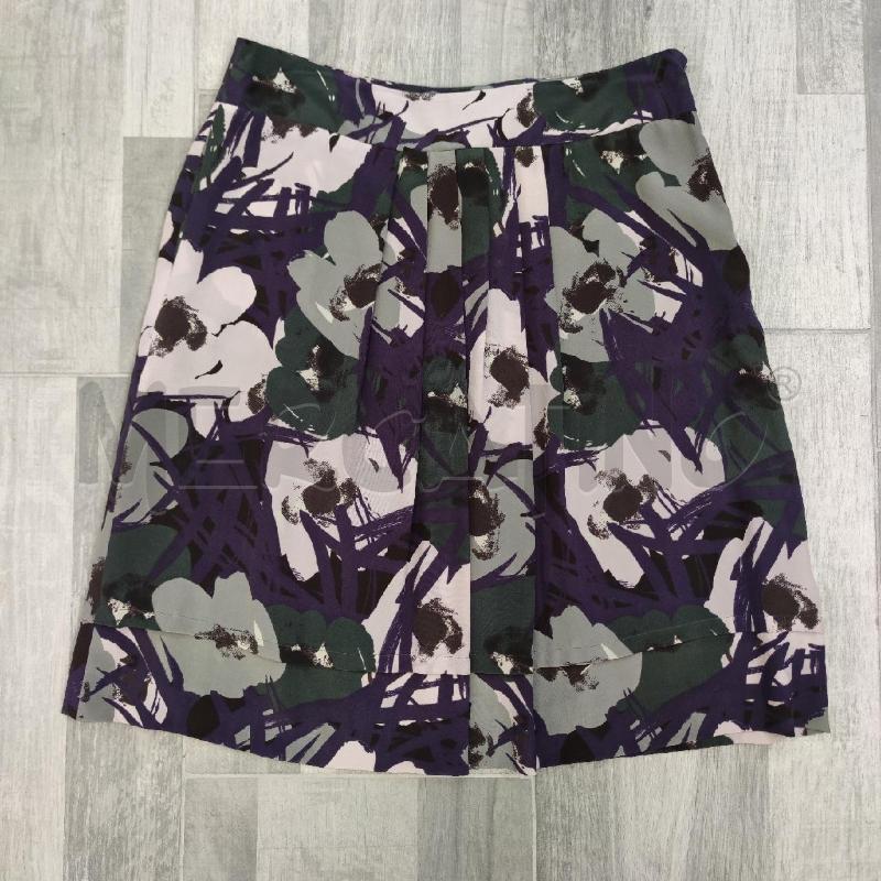 GONNA MAXMARA SETA FANTASIA VERDE VIOLA | Mercatino dell'Usato Settimo torinese 1