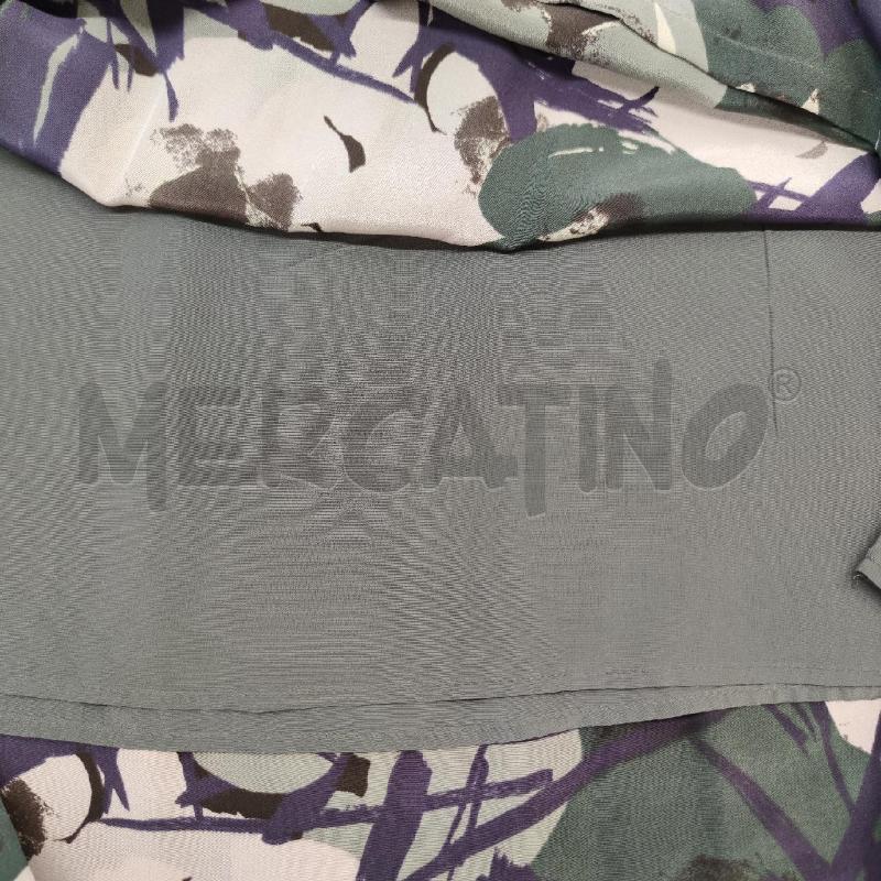 GONNA MAXMARA SETA FANTASIA VERDE VIOLA | Mercatino dell'Usato Settimo torinese 3