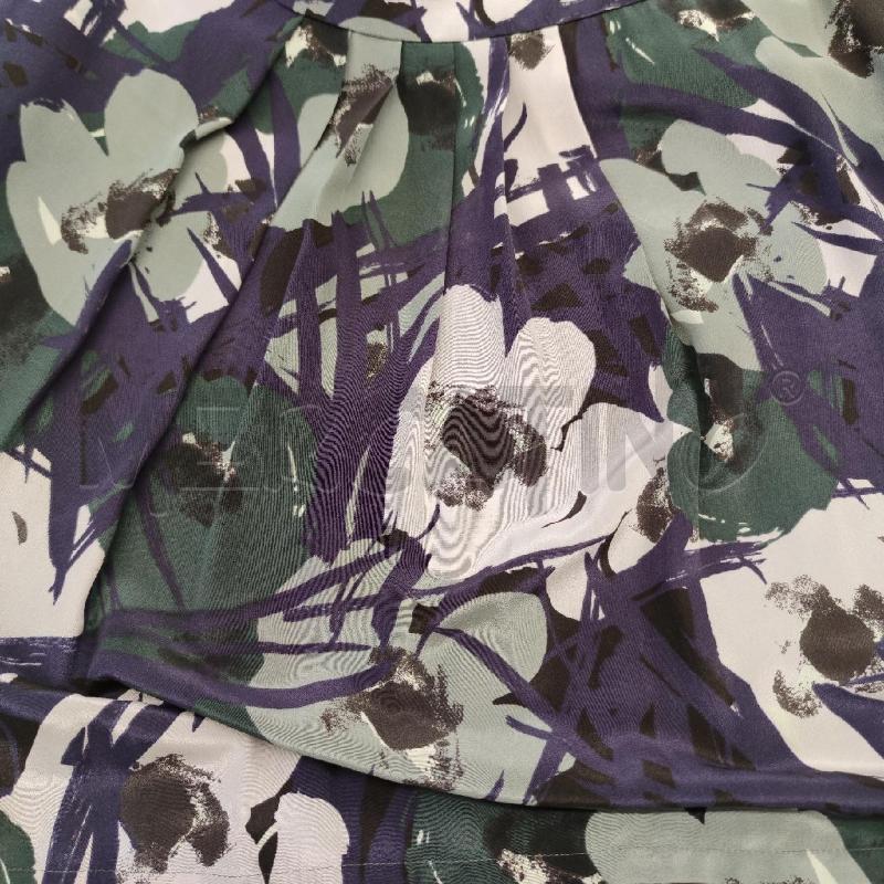GONNA MAXMARA SETA FANTASIA VERDE VIOLA | Mercatino dell'Usato Settimo torinese 4