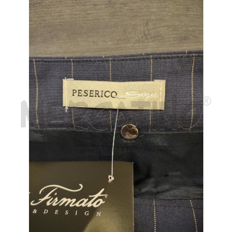 GONNA MIDI PESERICO BLU DELAVE' GESSATA SPACCO FRONTALE | Mercatino dell'Usato Settimo torinese 3