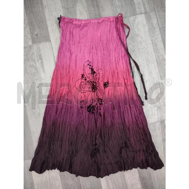 GONNA PURA SETA MY TIME LIFE NUOVA FUCSIA VIOLA | Mercatino dell'Usato Settimo torinese 1