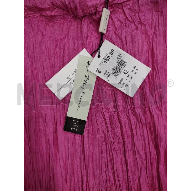 GONNA PURA SETA MY TIME LIFE NUOVA FUCSIA VIOLA | Mercatino dell'Usato Settimo torinese 4