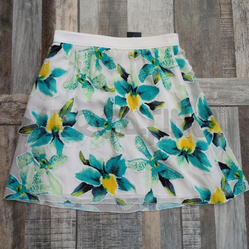 GONNA VERSACE JEANS BIANCO FIORI AZZURRI | Mercatino dell'Usato Settimo torinese 1