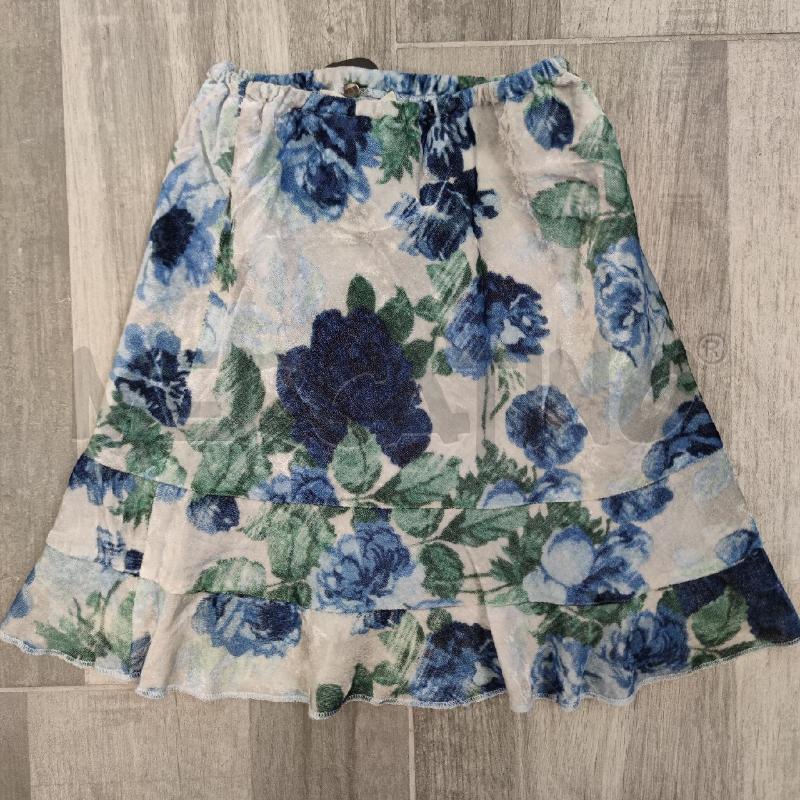 GONNELLINA BAMBINA SIMONETTA AZZURRA FIORI BLU | Mercatino dell'Usato Settimo torinese 1