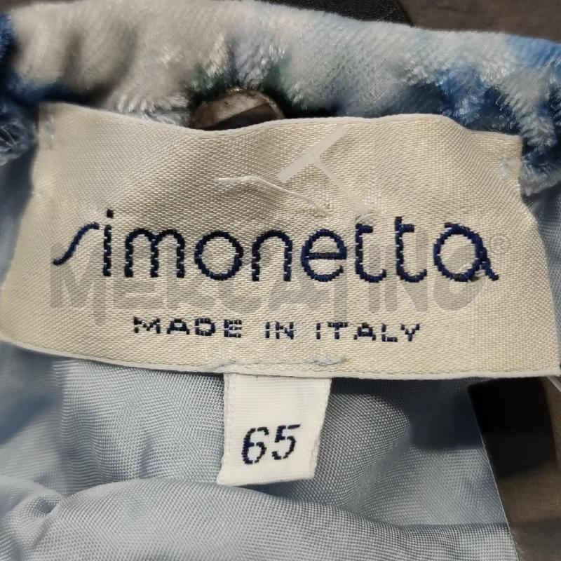 GONNELLINA BAMBINA SIMONETTA AZZURRA FIORI BLU | Mercatino dell'Usato Settimo torinese 4