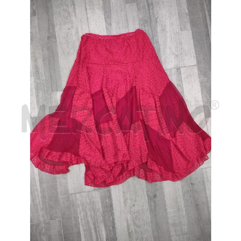 GONNELLONE LINO SETA ROSSO PIZZO SVASATO PATRIZIA BRUSCHI  | Mercatino dell'Usato Settimo torinese 1