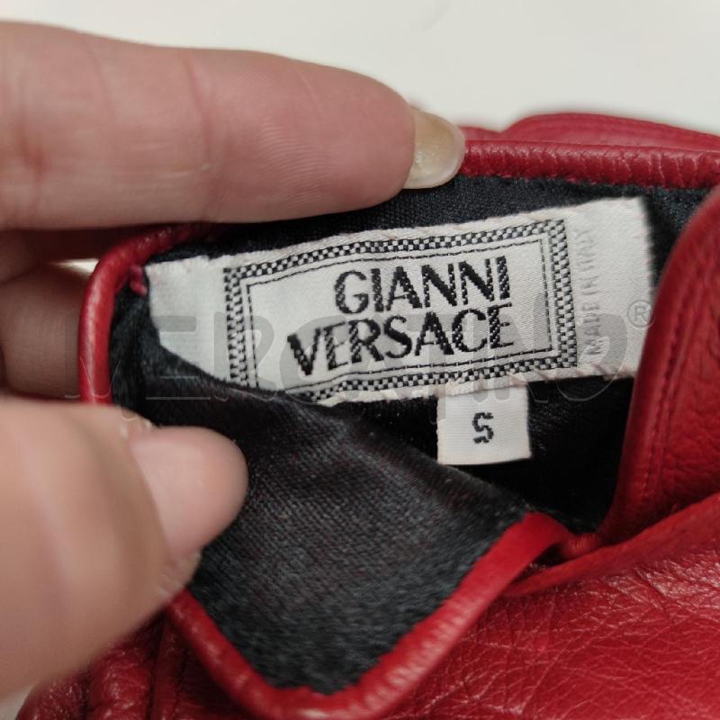 GUANTI DONNA GIANNI VERSACE PELLE ROSSI | Mercatino dell'Usato Settimo torinese 4