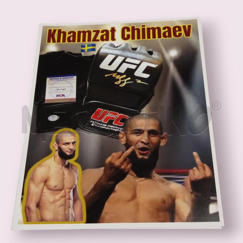 GUANTONI UFC KHAMZAT CHIMAEV AUTOGRAFATI CON CERTIFICATO  | Mercatino dell'Usato Settimo torinese 3