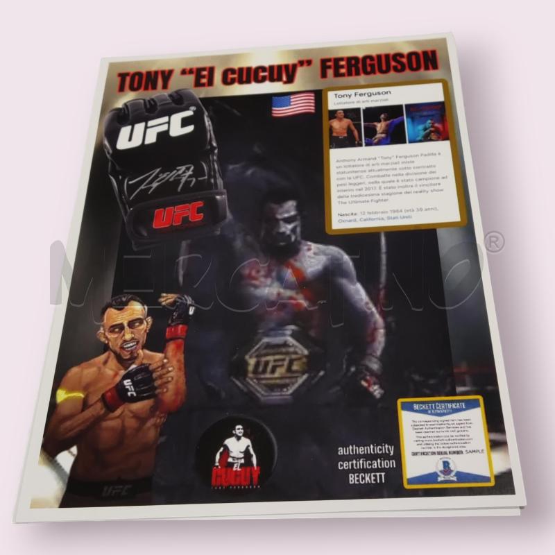 GUANTONI UFC TONY FERGUSON AUTOGRAFATI CON CERTIFICATO | Mercatino dell'Usato Settimo torinese 3