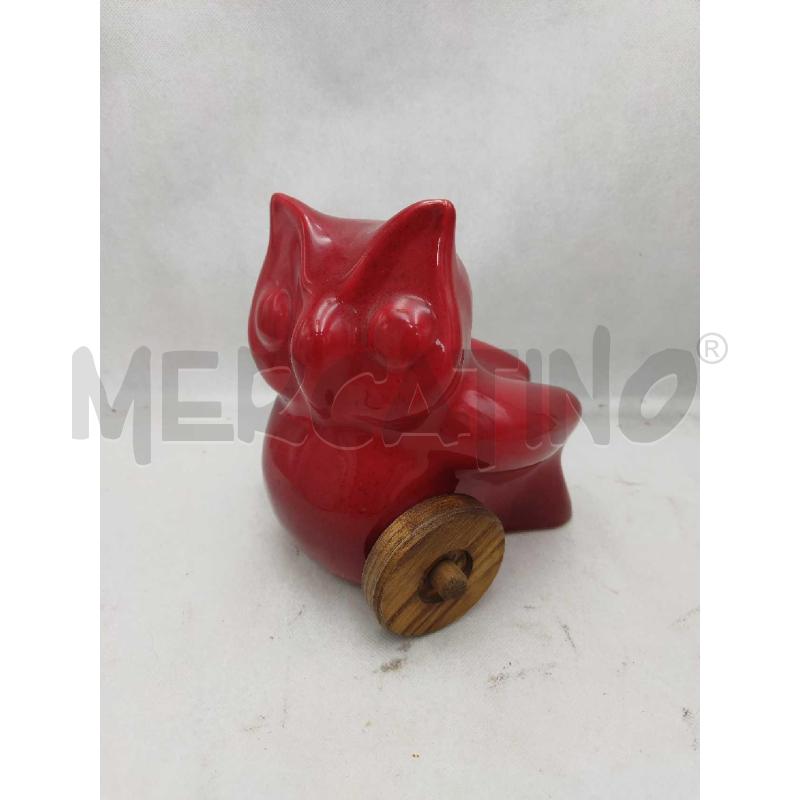 GUFETTO CERAMICA VALDOSTANA ROSSO | Mercatino dell'Usato Settimo torinese 1