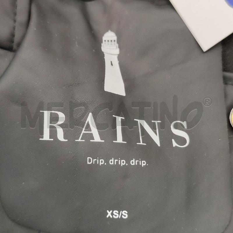 IMPERMEABILE DONNA RAINS NERO   | Mercatino dell'Usato Settimo torinese 3