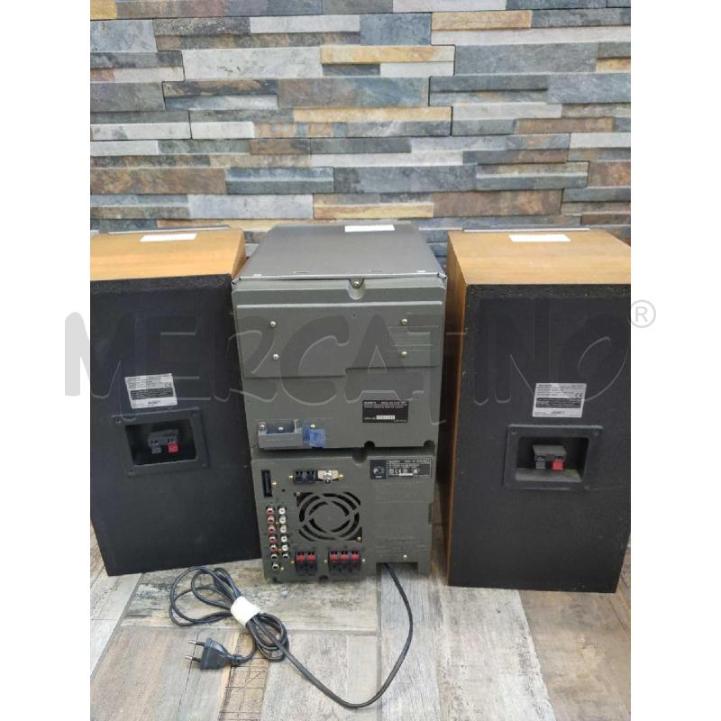 IMPIANTO HI-FI SONY GRIGIO CON DUE CASSE | Mercatino dell'Usato Settimo torinese 4