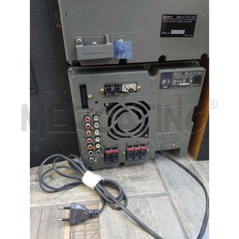 IMPIANTO HI-FI SONY GRIGIO CON DUE CASSE | Mercatino dell'Usato Settimo torinese 5