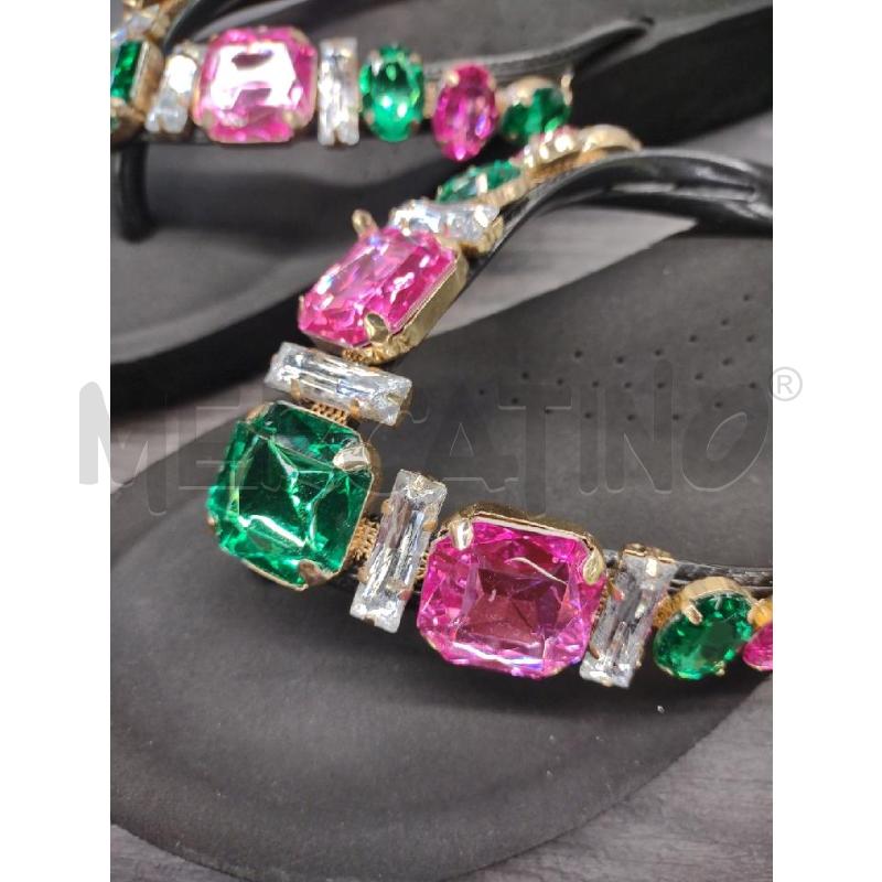 INFRADITO LAURA BIAGIOTTI NERI ZIRC. FUCSIA VERDI | Mercatino dell'Usato Settimo torinese 4