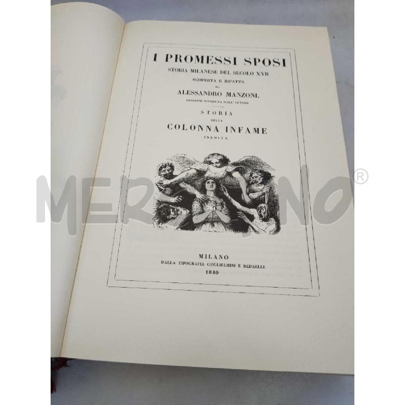 I PROMESSI SPOSI EDIZIONE MILANO 1840 | Mercatino dell'Usato Settimo torinese 4