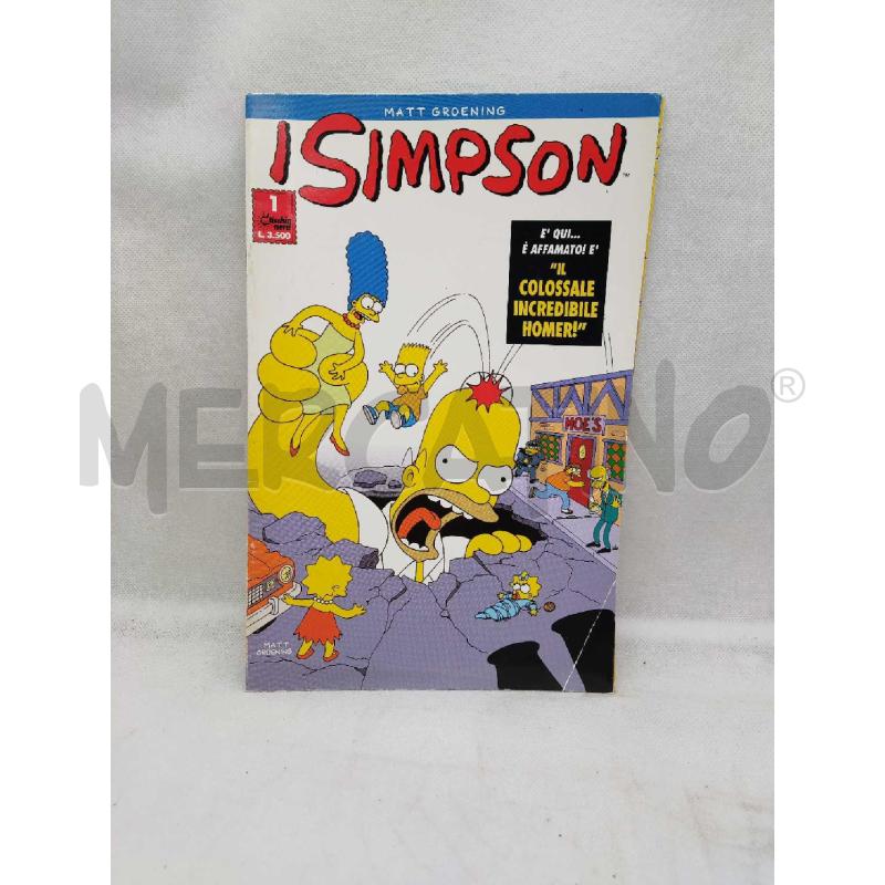 I SIMPSON NUMERO 1 FUMETTO | Mercatino dell'Usato Settimo torinese 1