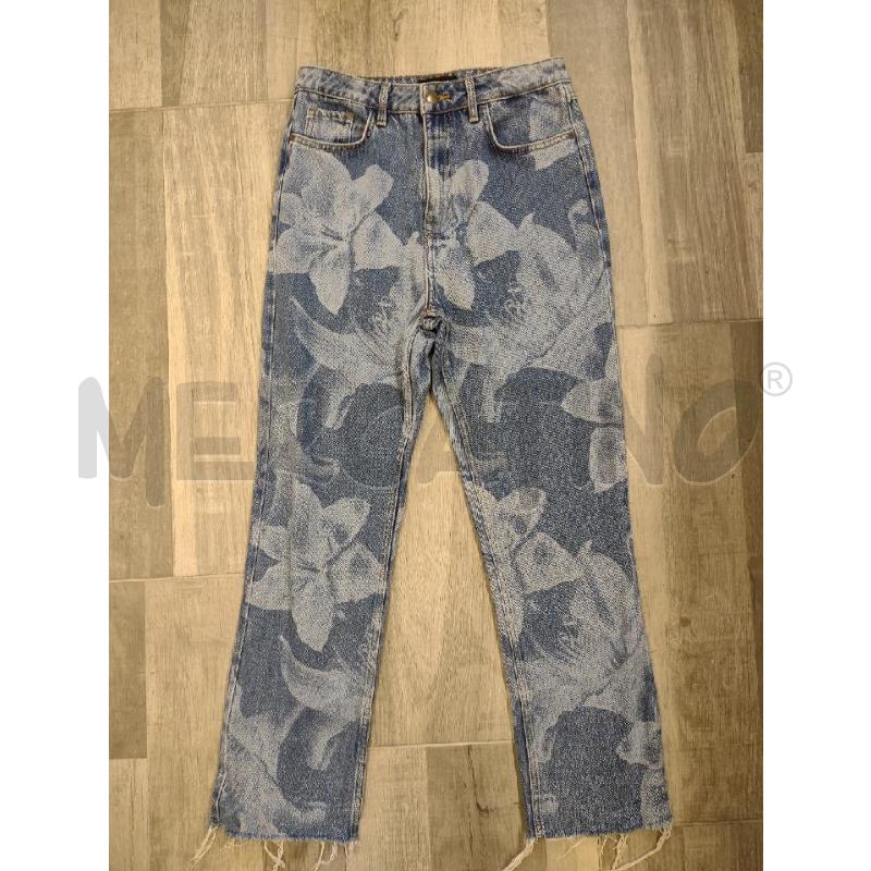JEANS DONNA DESIGUAL FANTASIA FIORE IBISCO | Mercatino dell'Usato Settimo torinese 1