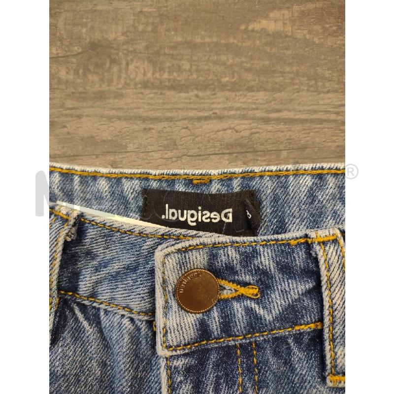 JEANS DONNA DESIGUAL FANTASIA FIORE IBISCO | Mercatino dell'Usato Settimo torinese 3