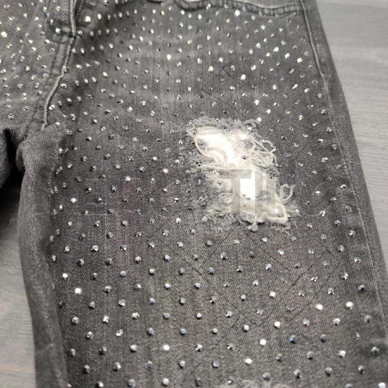 JEANS DONNA FLAVIO CASTELLANI NERO STRASS | Mercatino dell'Usato Settimo torinese 4
