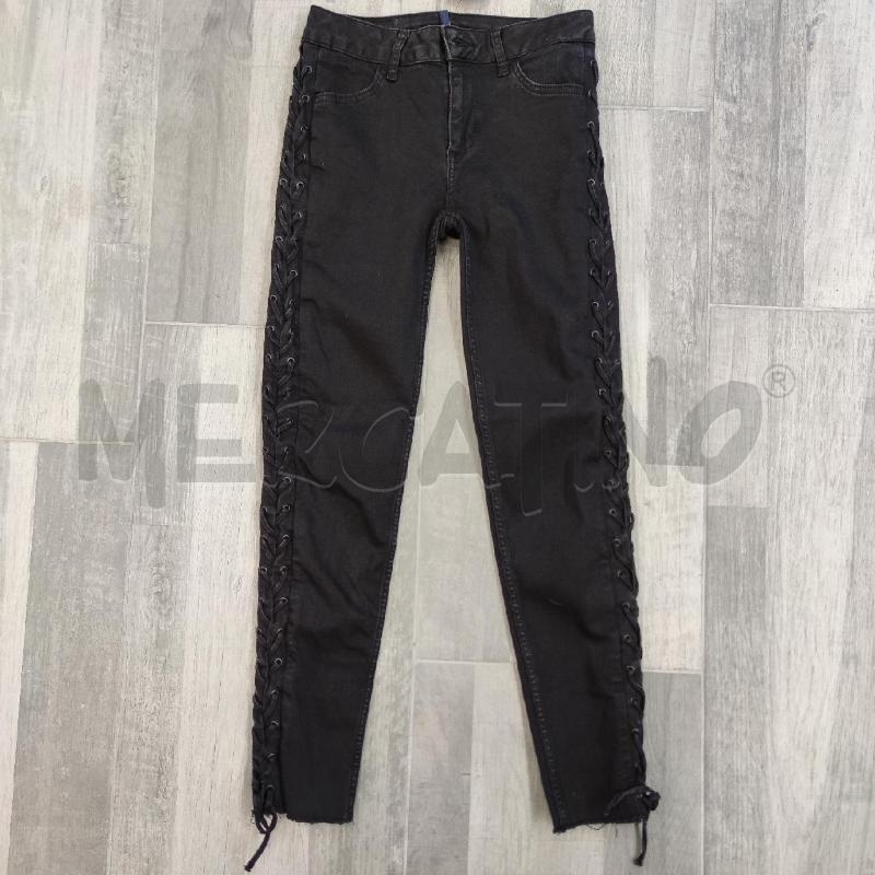JEANS DONNA LIU JO NERI LACCI LAT | Mercatino dell'Usato Settimo torinese 1