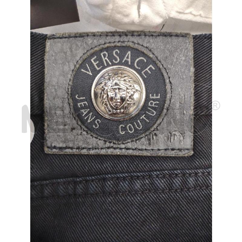 JEANS UOMO VERSACE JEANS COUTURE NERO  | Mercatino dell'Usato Settimo torinese 3
