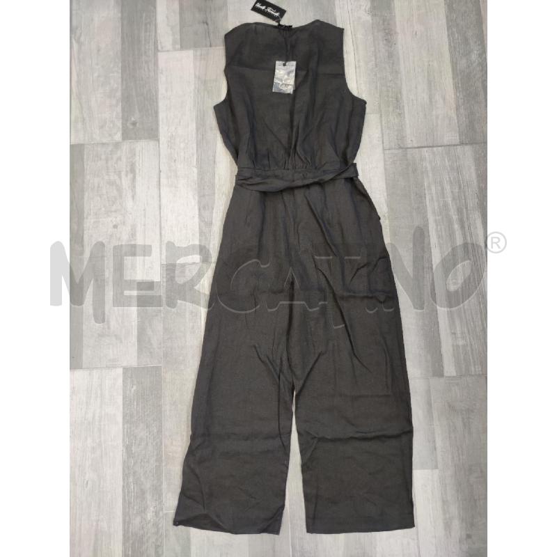 JUMPSUIT DONNA EMME MARELLA LINO NERA SMANICATA | Mercatino dell'Usato Settimo torinese 2