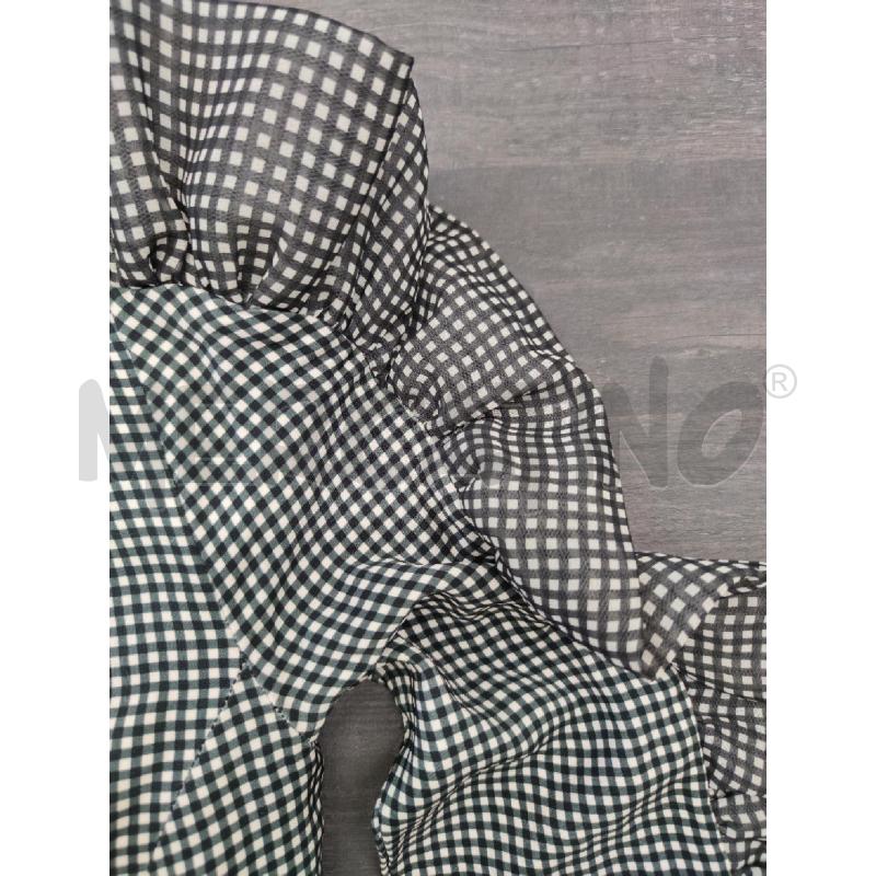 JUMPSUIT ELISABETTA FRANCHI BIANCA NERA QUADRETT MANICA ROUGE  | Mercatino dell'Usato Settimo torinese 4