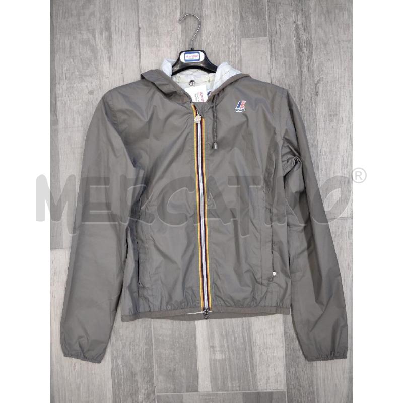 KWAY BAMBINO GRIGIO CHIARO CON CAPPUCCIO | Mercatino dell'Usato Settimo torinese 1