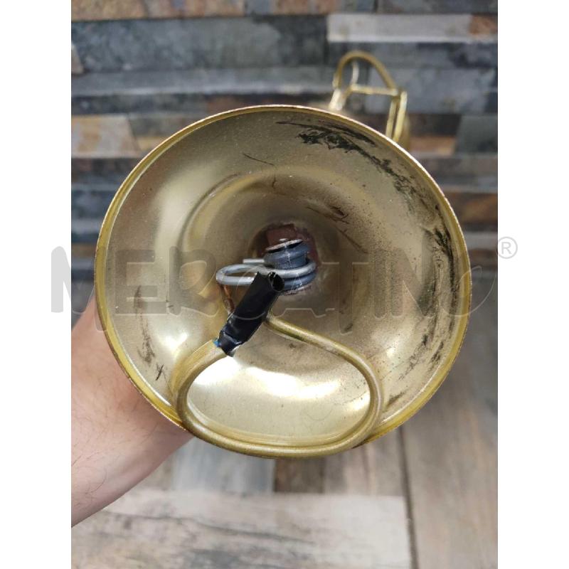 LAMPADARIO BOCCIA VETRO BASE DORATA | Mercatino dell'Usato Settimo torinese 2