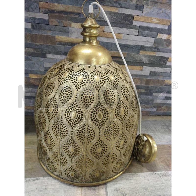 LAMPADARIO MAISONS DU MONDE ETNICO METALLO DORATO  | Mercatino dell'Usato Settimo torinese 1