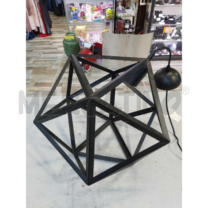 LAMPADARIO NERO DESIGN | Mercatino dell'Usato Settimo torinese 1