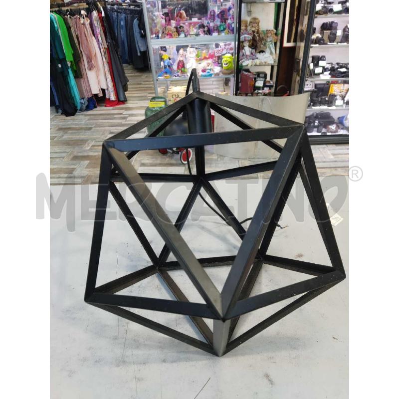 LAMPADARIO NERO DESIGN | Mercatino dell'Usato Settimo torinese 3