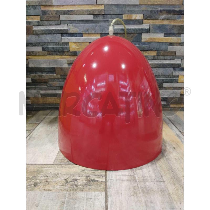 LAMPADARIO ROSSO STILE DESIGN NORD EUROPEO  | Mercatino dell'Usato Settimo torinese 2