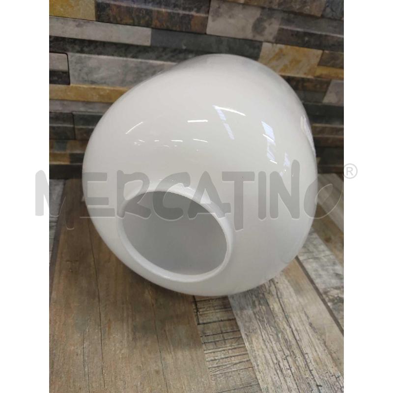 LAMPADARIO VETRO BIANCO DESIGNE | Mercatino dell'Usato Settimo torinese 3