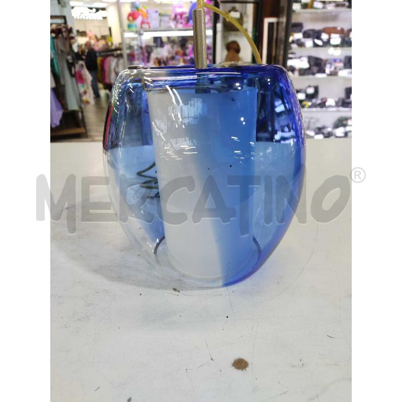 LAMPADARIO VETRO MURRINA BLU | Mercatino dell'Usato Settimo torinese 1