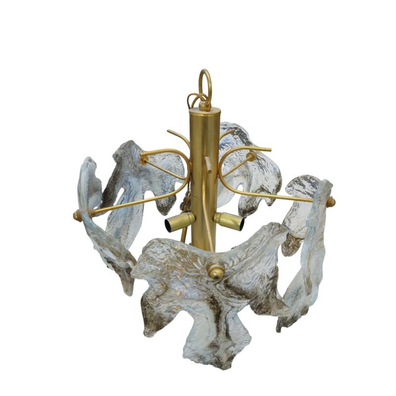 LAMPADARIO  VETRO MURANO  METALLO  | Mercatino dell'Usato Settimo torinese 1