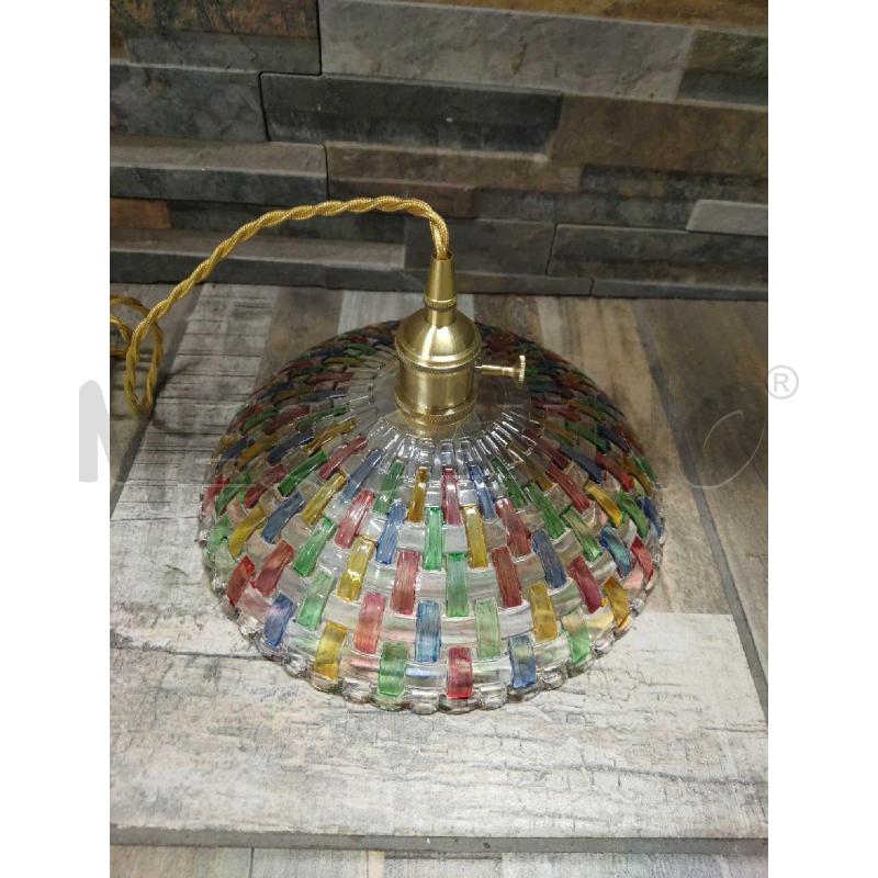 LAMPADA A SOSPENSIONE MOSAICO COLORATO | Mercatino dell'Usato Settimo torinese 1