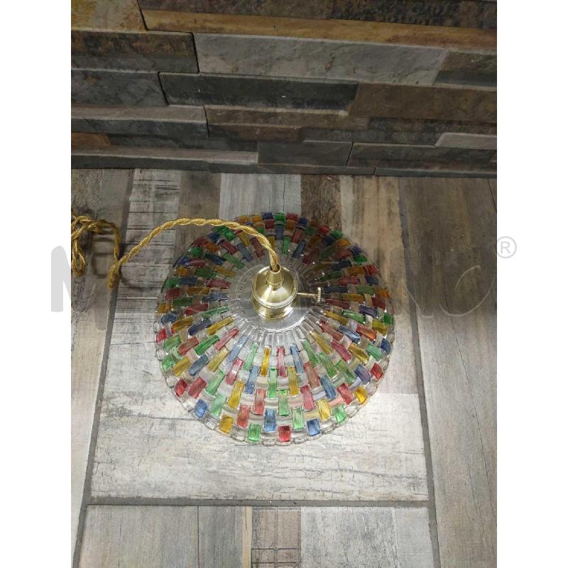 LAMPADA A SOSPENSIONE MOSAICO COLORATO | Mercatino dell'Usato Settimo torinese 2