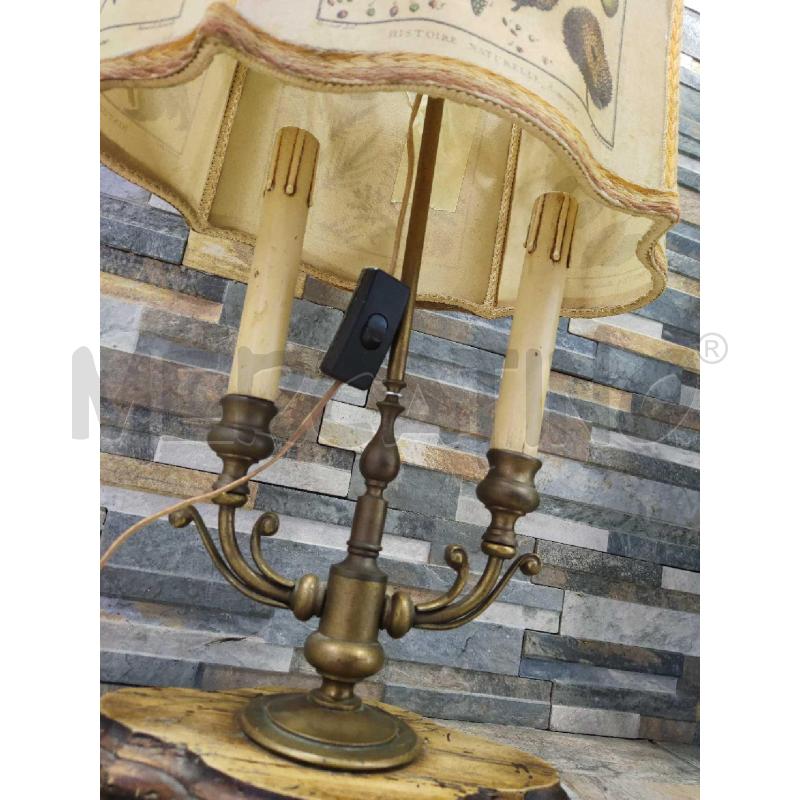 LAMPADA BASE LEGNOCON PARALUME CARTA | Mercatino dell'Usato Settimo torinese 4