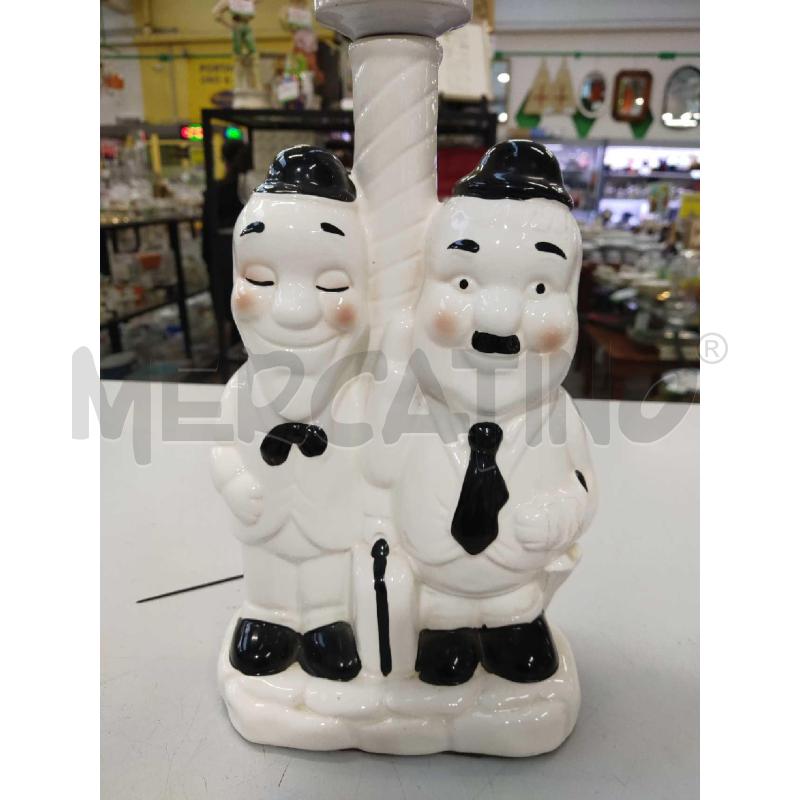 LAMPADA CERAMICA BIANCA STANLEI E OLIO  | Mercatino dell'Usato Settimo torinese 2